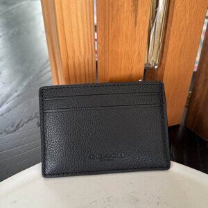 Genuine Coach brand - Mens slim black wallet